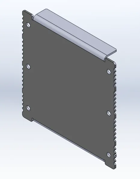 Contoured sides with top and bottom flanges