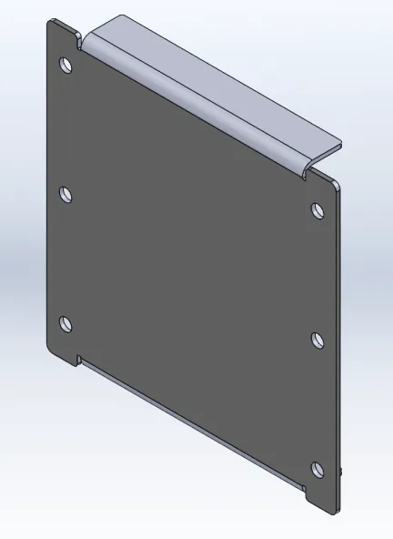 Straight sides with top and bottom flanges