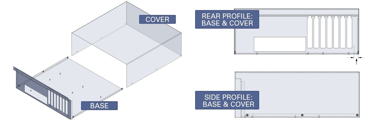 custom computer enclosure diagram